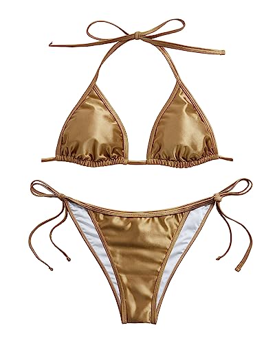 Trillian Strapless Ombre Swimwear Two Piece Set
