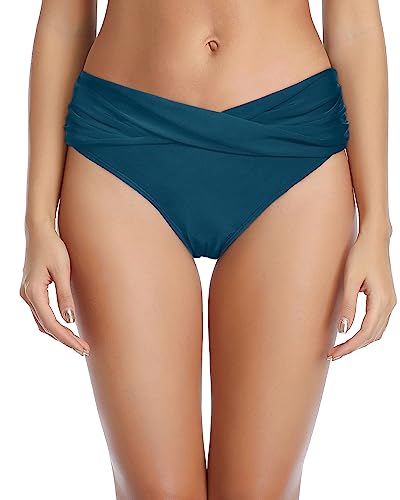 Twist Bikini Bottom Cheeky Bathing Suit Bottoms