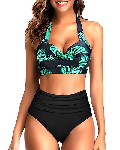 Halter Two Piece Vintage Swimsuits