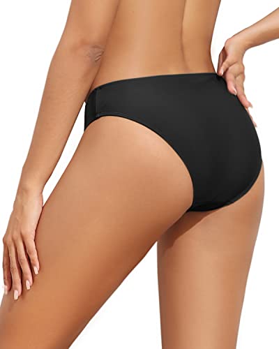 Full Coverage Bathing Suit Bottom For Women-Black – Tempt Me