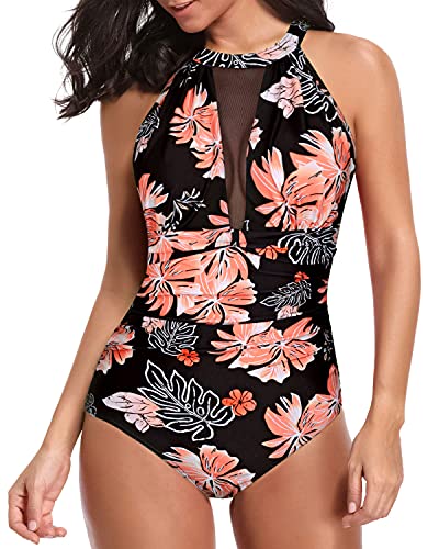 Kisscynest Women's Sexy Cutout One Piece Swimsuit Monokini with Long Sleeve  Coverup Shirt Azure Blue S at  Women's Clothing store